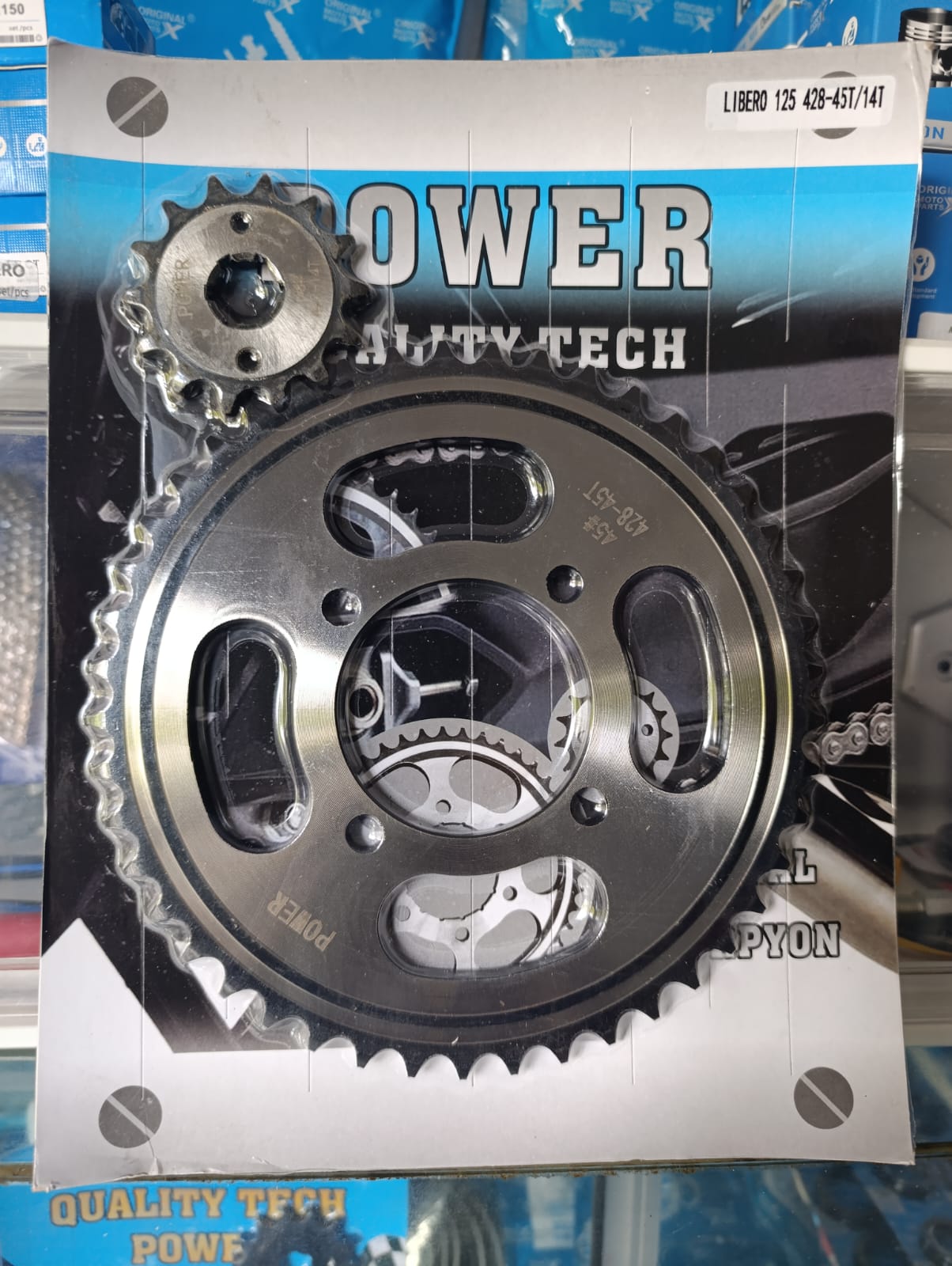 Yamaha Plato piñon libero 125cc